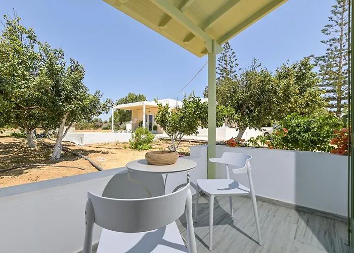 Naxian Garden Of Senses Lägenhetshotell Agia Anna (Naxos)